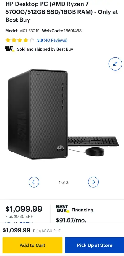 hp desktop computer, View more