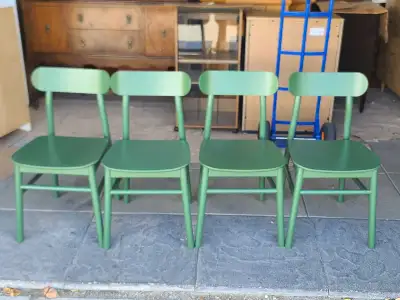 Set of 4 IKEA RÖNNINGE Chairs, View more
