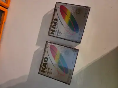 Two sealed KAO MD2HD floppy disk packs, View more