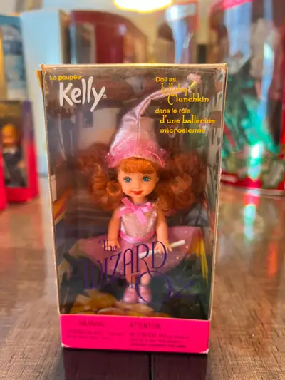 COLLECTIBLE 1999 Wizard of Oz Barbie - Kelly as Lullaby Munchkin, View more
