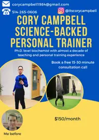 Affordable online personal trainer with a scientific background
