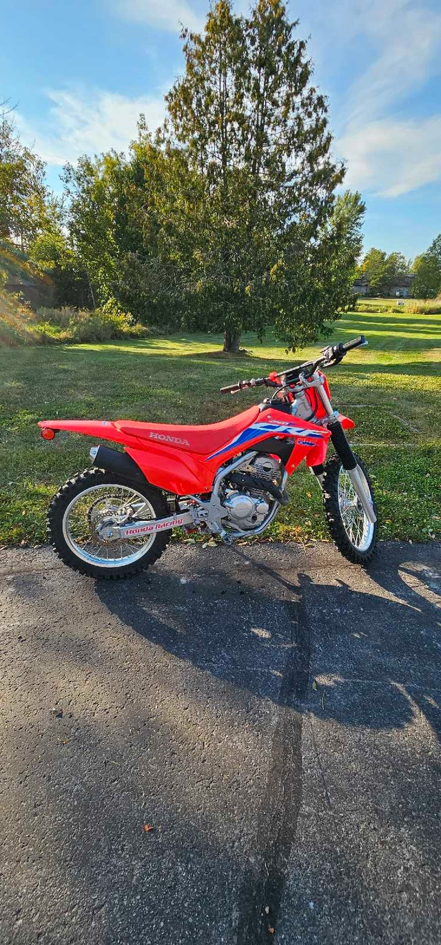 2022 CRF250f with low hours and lowering kit in Dirt Bikes & Motocross in Kingston
