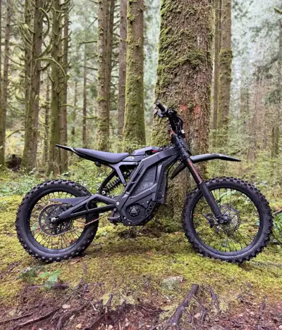 E ride pro with warp 9 bar clamp and guts seat Very fast and handles awesome, could use a rear tire...
