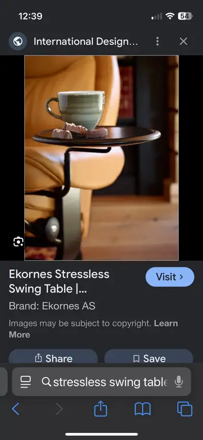 Ekornes Stressless Swing Table, View more