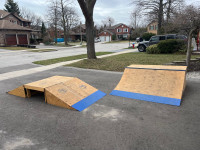 Skateboarding and Scooter Ramps