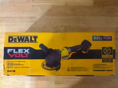 bNIB DEWALT FLEXVOLT 60V Brushless 6" Grinder Brake. Sells $377, View more
