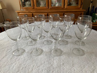 Twelve Wine Glasses (12 ) Brand  New