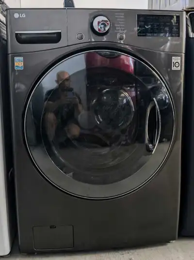 27" LG Front Load Washer – Stainless Steel – 1 Year Warranty, View more