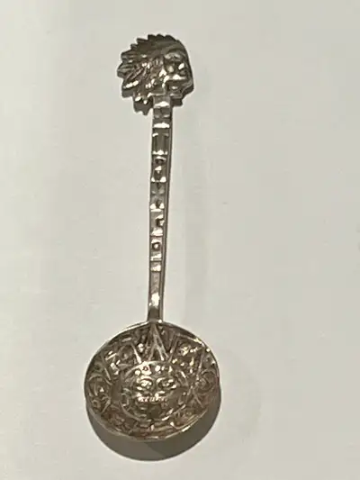 SILVER Sterling VINTAGE Acapulco Mexico Souvenir Spoon 3 5/8" in length. Hello buyer, If you see thi...
