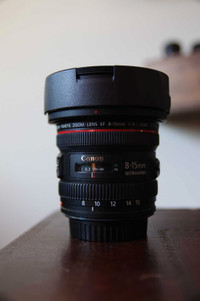 Canon EF 8-15mm f4 Fisheye L DSLR Lens