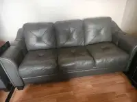 Leather Couch Sofa 