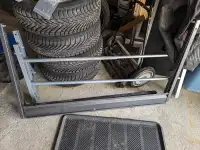 Wall mount tire racks