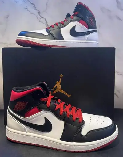 AIR JORDAN 1 GYM RED/BLACK MEN'S SZ11 NEW IN BOX "SIZES 11_12" 
, View more
