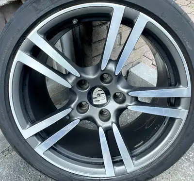 THE PRICE IS FIRM OEM PORSCHE PANAMERA RIMS 5 X 130 71.6 9.5J X 20 ET 65 11J X 20 ET 68 255/40/20, ....