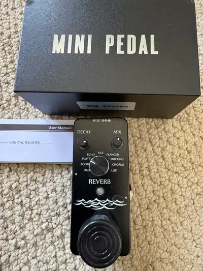 digital Reverb guitar pedal, View more