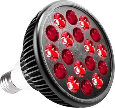 New Open Box Pick up in Milton 4168392421 Red Light Therapy Bulb, 18 LEDs Red Light for Body and Fac...