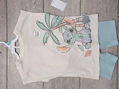 New Disney Stitch Toddler Girls 2pc outfit;5T, View more