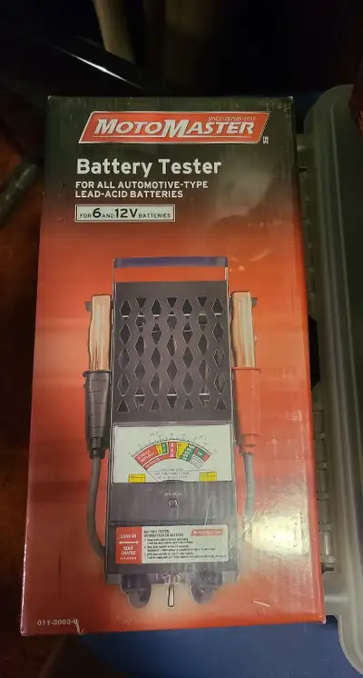 Motomaster battery tester sealed , View more