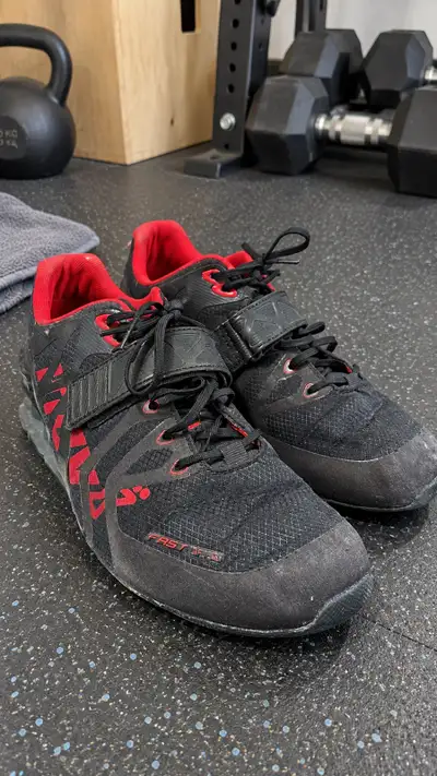 Good condition innov8 lifters - fast lift Oly lifters that are good for CrossFit also Used but no pr...