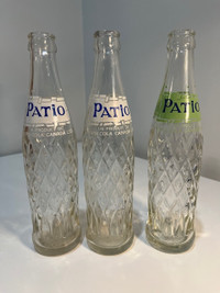 Vintage Patio (Pepsi Cola) Soda Bottles - 1960's