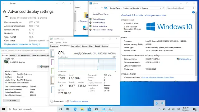 Acer R3 Laptop Computer HDMI Webcam 4GB RAM 32GB SSD 11.6" Touch in Laptops in Edmonton - Image 4