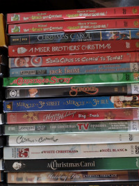 Christmas DVD Movies $1 each