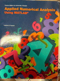 Applied Numerical AnalysisUsing MATLAB