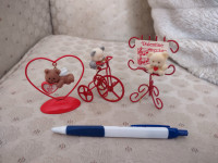 Valentines mini bear ornaments