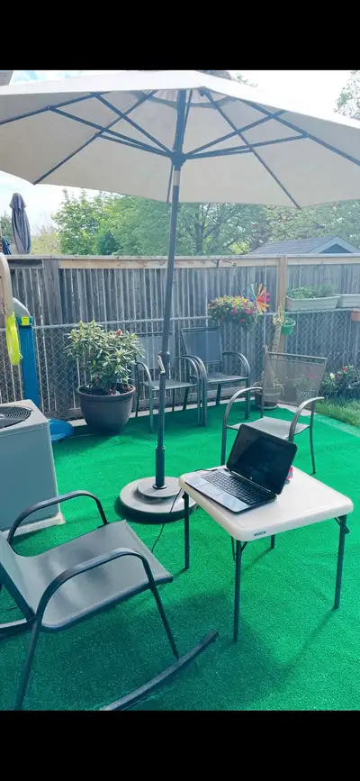 Premium Power coated Umbrella with Aluminum pole and Base, View more