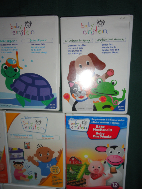 DVD BABY EINSTEIN  ( 10) dans Jouets  à Ville de Québec - Image 3