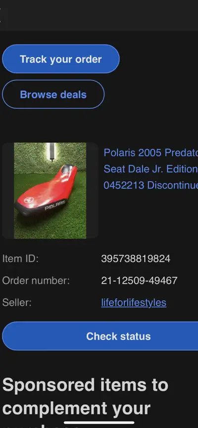 Bought on eBay, wouldn’t fit my sons 2003