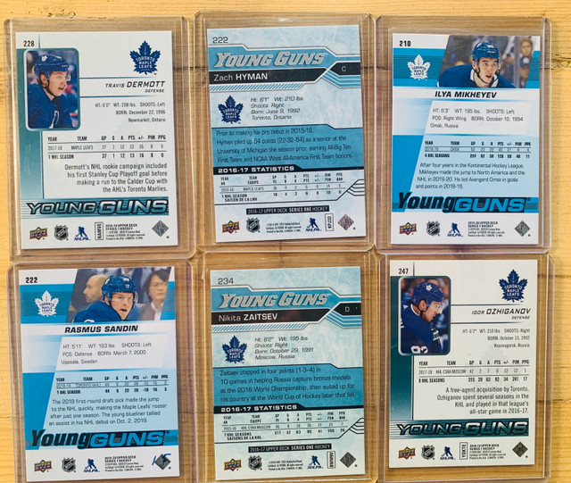 Maple Leafs YGs Rookie Cards.  in Arts & Collectibles in Charlottetown - Image 2