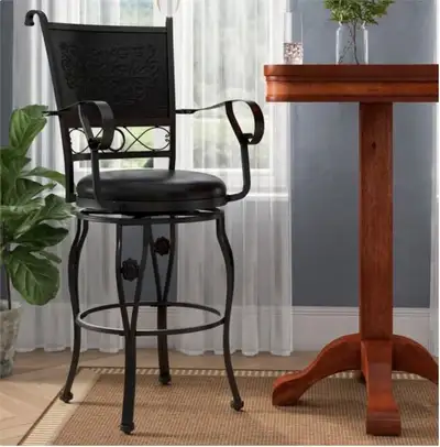Swivel Stool 24" Alisha-Mae Metal Bar & Counter, NEW in BOX, View more