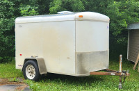 2009 - Forest River 5'x 8' Enclosed Utility Trailer W/Roof Vent