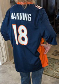 MAILLOT de la NFL NIKE BRONCOS MANNING #18, XL, à l'état de Neuf