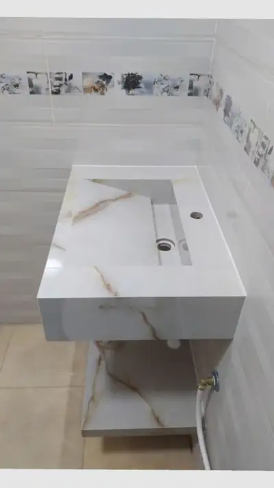 Integrated Bathroom Sink & Countertop – Modern Designs, View more