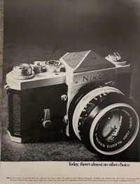 1966 Nikon F Original Ad