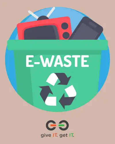 FREE E-WASTE PICKUP / DROP-OFF Got old phones, laptops, chargers, or broken electronics? I collect s...