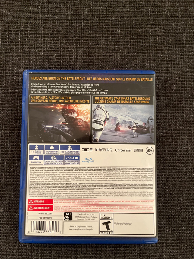 Star Wars battlefront 2 Ps4 in Sony Playstation 4 in London - Image 3