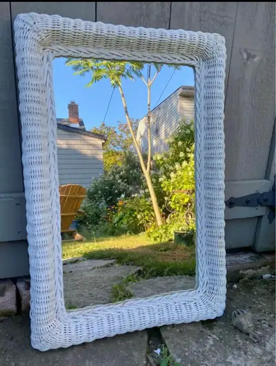 Wicker mirror, View more