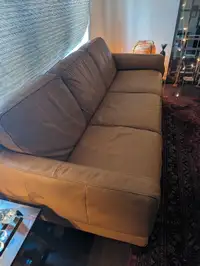 Genuine Leather sofa couch 3 seater, Loveseat, chair 
