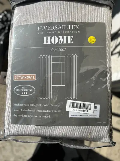 ONE NEW H.VERSAILTEX 52X96 WINDOW CURTAIN, View more