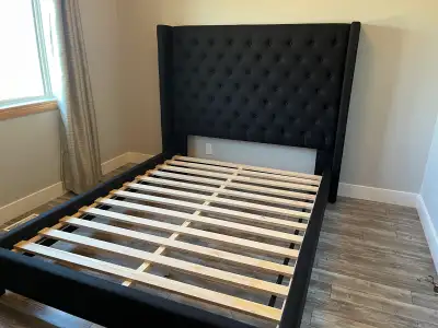 King or Queen upholstered bed frames new in box, View more