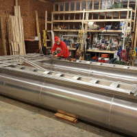 25 ft x 8.5 ft Pontoon Boat Deck Kit - Build your own !