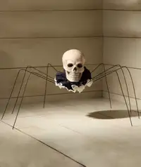 Bethany Lowe Skull Spider Crawler Halloween Decor NEW MINT