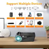 Selvim Mini Bluetooth Projector with 1080p