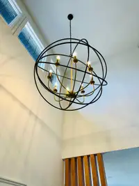 Orb chandelier 