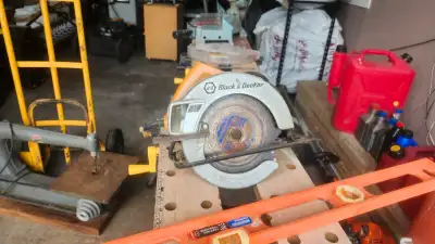 chop saw and level, View more