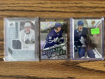 37 X Mitch Marner Rookie Cards, $125 each., View more