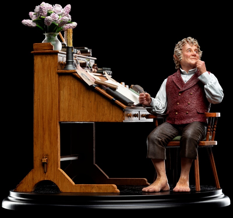Weta Bilbo Baggins at His Desk Classic Series 1/6 Scale Statue Arts